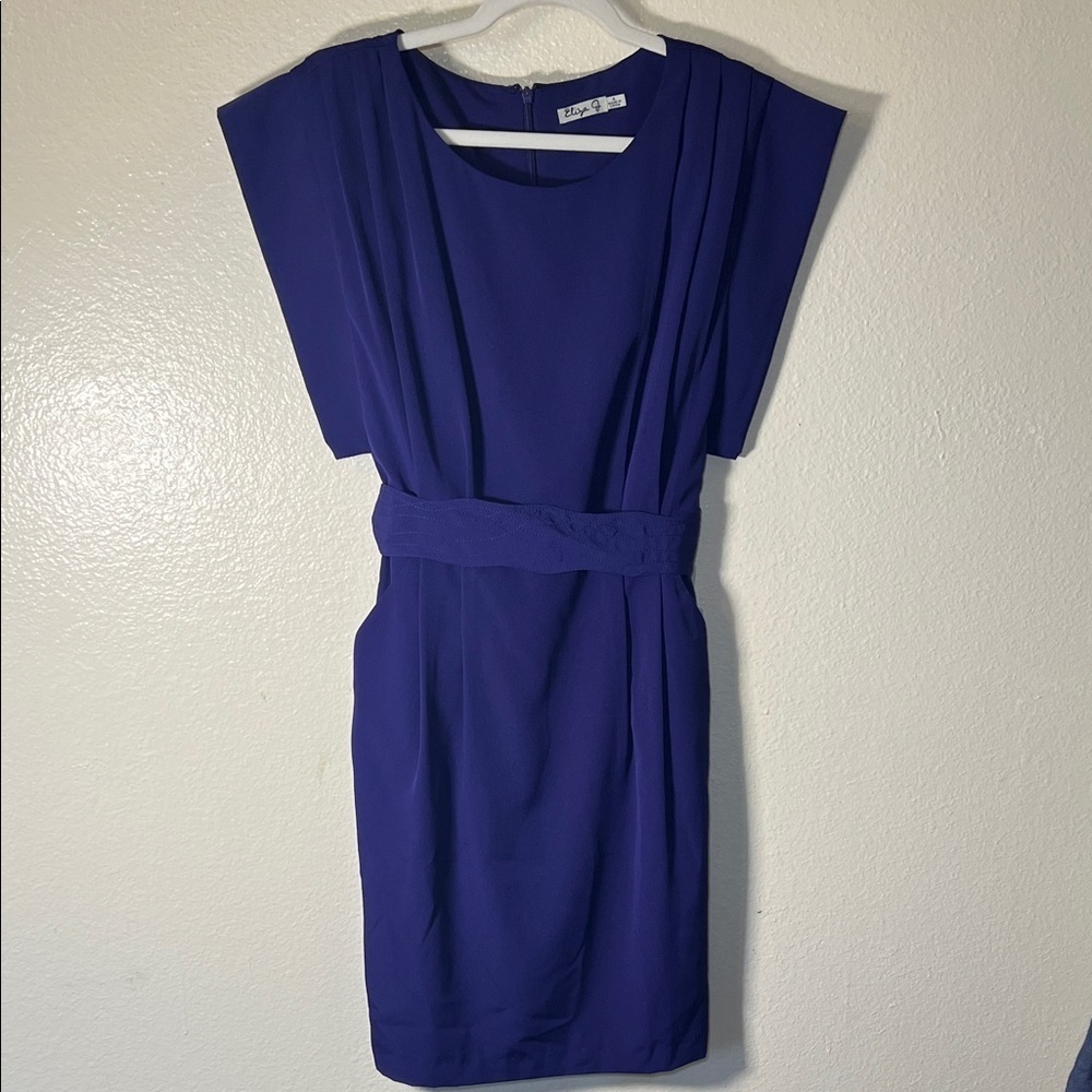 Eliza J Royal Blue Mini Dress size 4